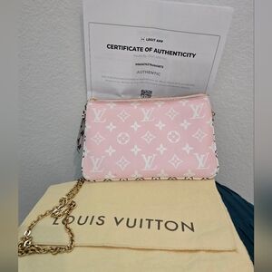 Louis Vuitton Pink Monogram Clutch